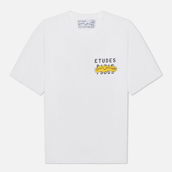 Мужская футболка Etudes x Beavis & Butt-Head Spirit Stencil White