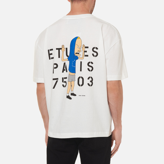 Мужская футболка Etudes x Beavis & Butt-Head Spirit Stencil White