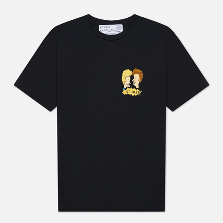 Мужская футболка Etudes x Beavis & Butt-Head Wonder Small, цвет чёрный, размер XL