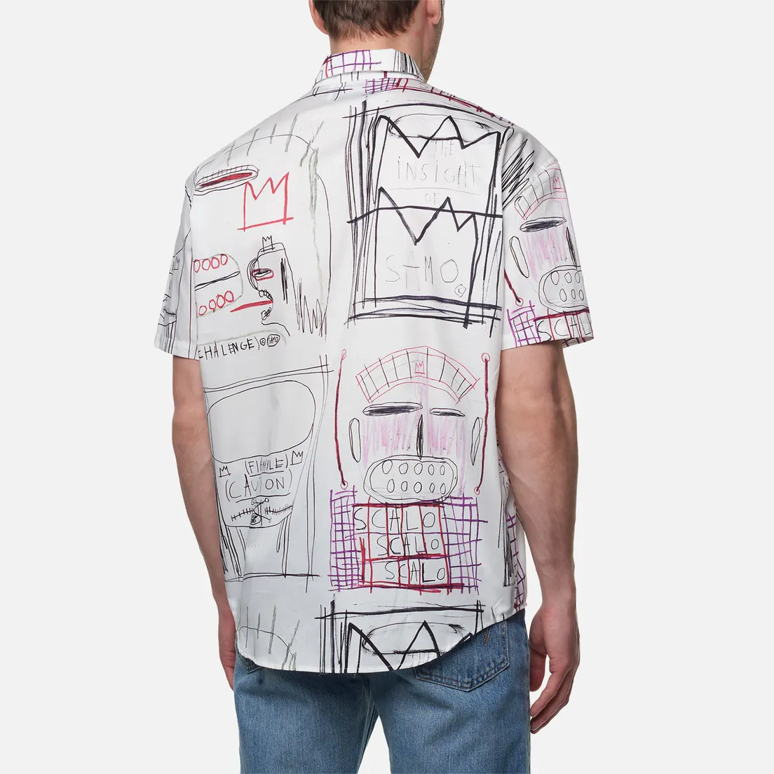 Etudes Мужская рубашка x Jean-Michel Basquiat Lyrique All Over Print