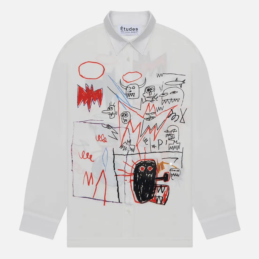 Etudes Мужская рубашка x Jean-Michel Basquiat Illusion Batman
