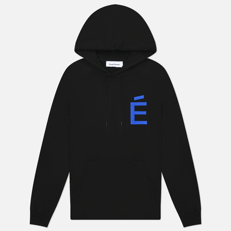 Мужская толстовка Etudes Studio Loose Hoodie Big E Blue, цвет чёрный, размер L