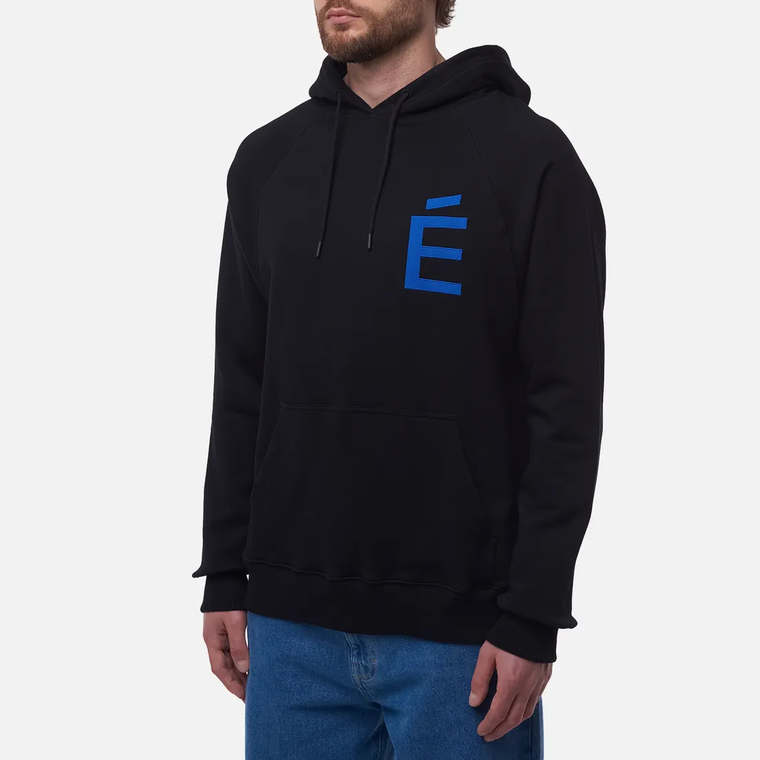 Etudes Мужская толстовка Loose Hoodie Big E Blue