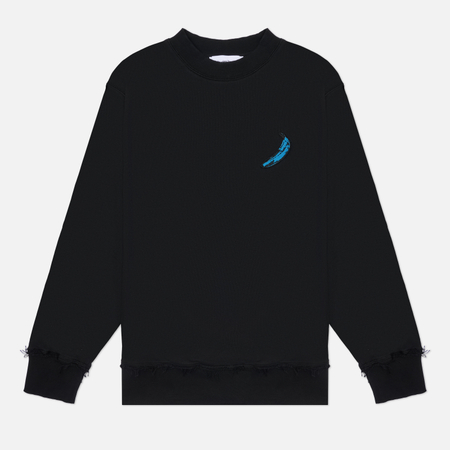 Мужская толстовка Etudes Studio Relax Crew Patch, цвет чёрный, размер XL