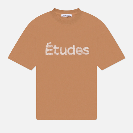 Мужская футболка Etudes Studio Relax Etudes, цвет коричневый, размер M