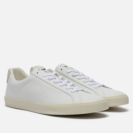 Мужские кроссовки VEJA Esplar Leather, цвет белый, размер 41 EU