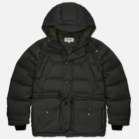 фото Мужской пуховик eastlogue utility shield parka, цвет серый, размер s