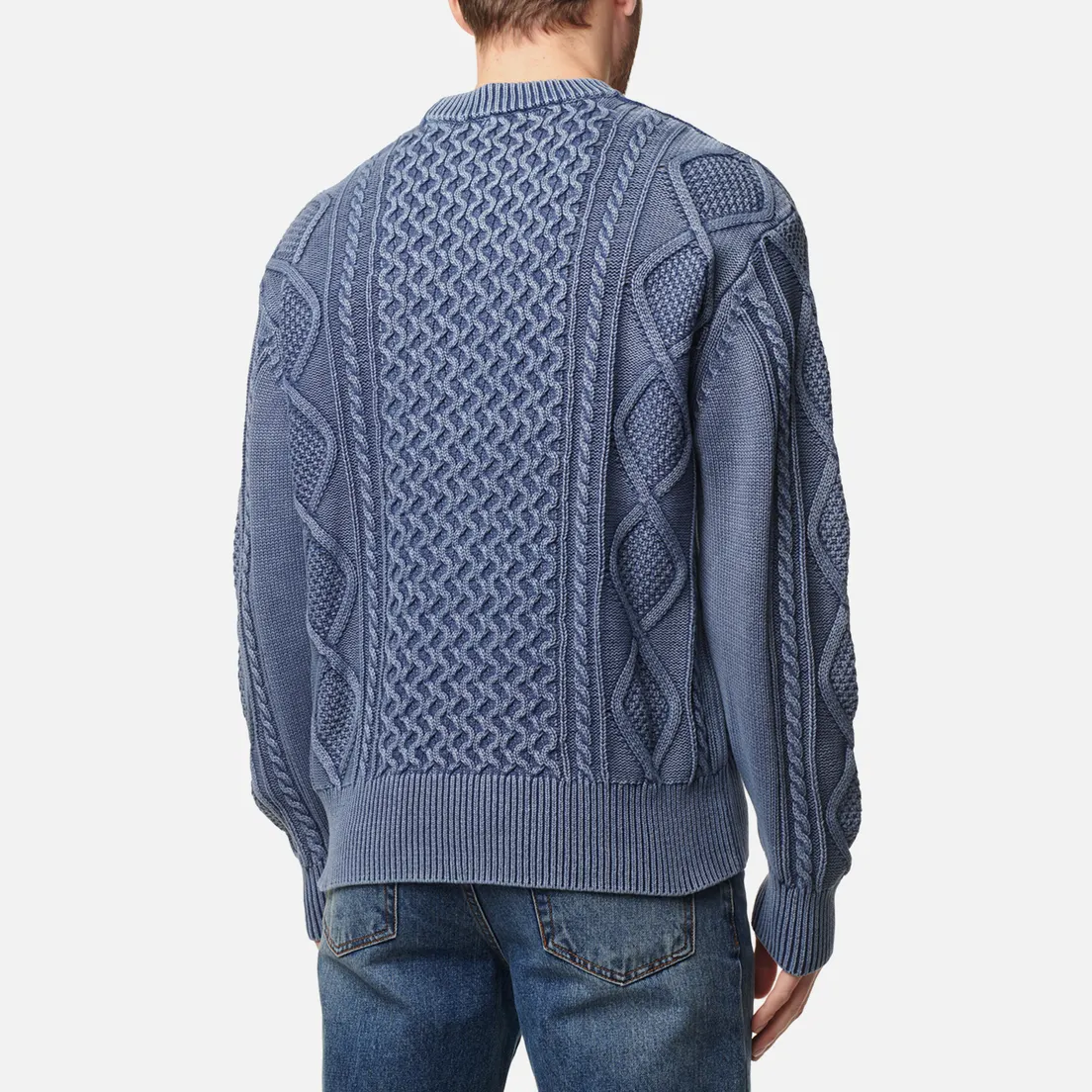 EASTLOGUE Мужской свитер Fade Cable Knit