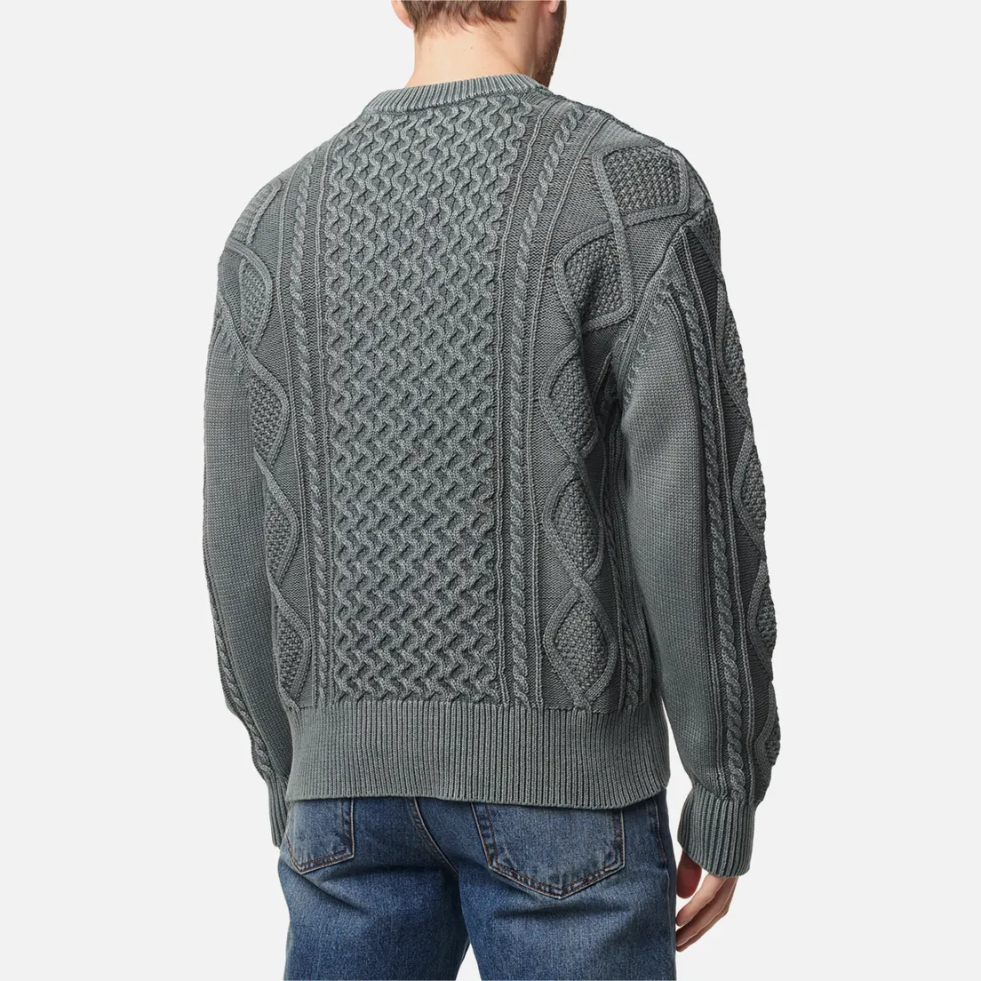 EASTLOGUE Мужской свитер Fade Cable Knit