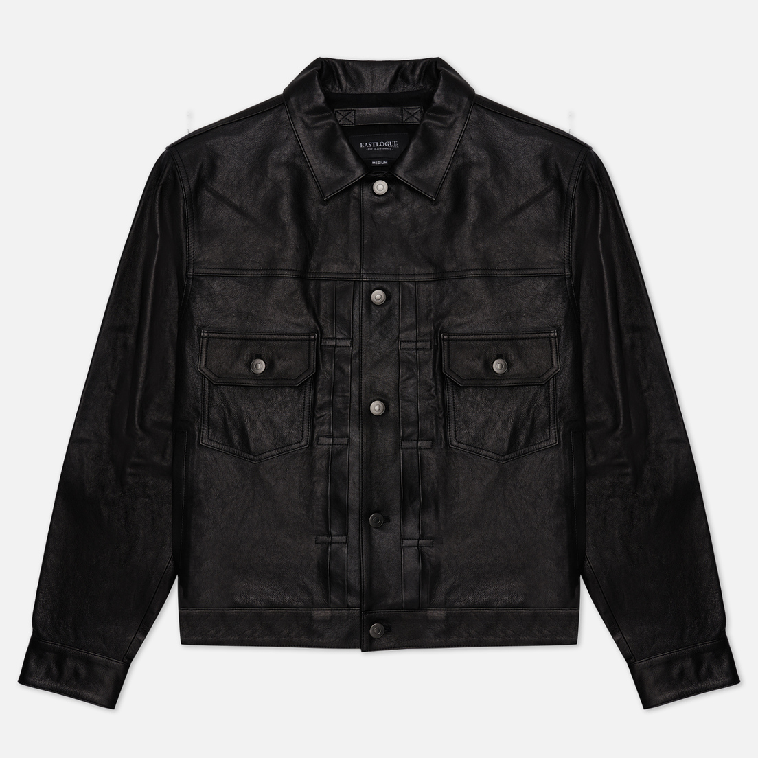EASTLOGUE Мужская демисезонная куртка Trucker Leather