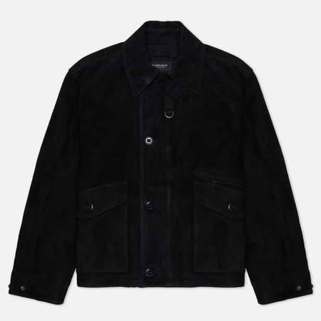 фото Мужская демисезонная куртка eastlogue mk3 leather, цвет чёрный, размер s