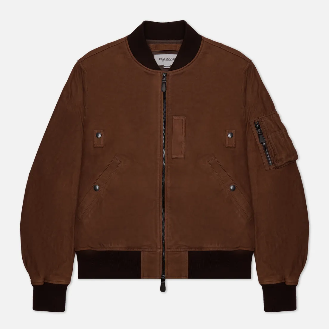 EASTLOGUE Мужская куртка бомбер MA-1 Leather