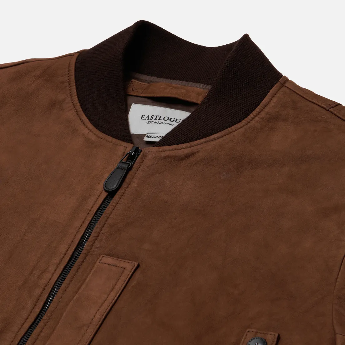 EASTLOGUE Мужская куртка бомбер MA-1 Leather