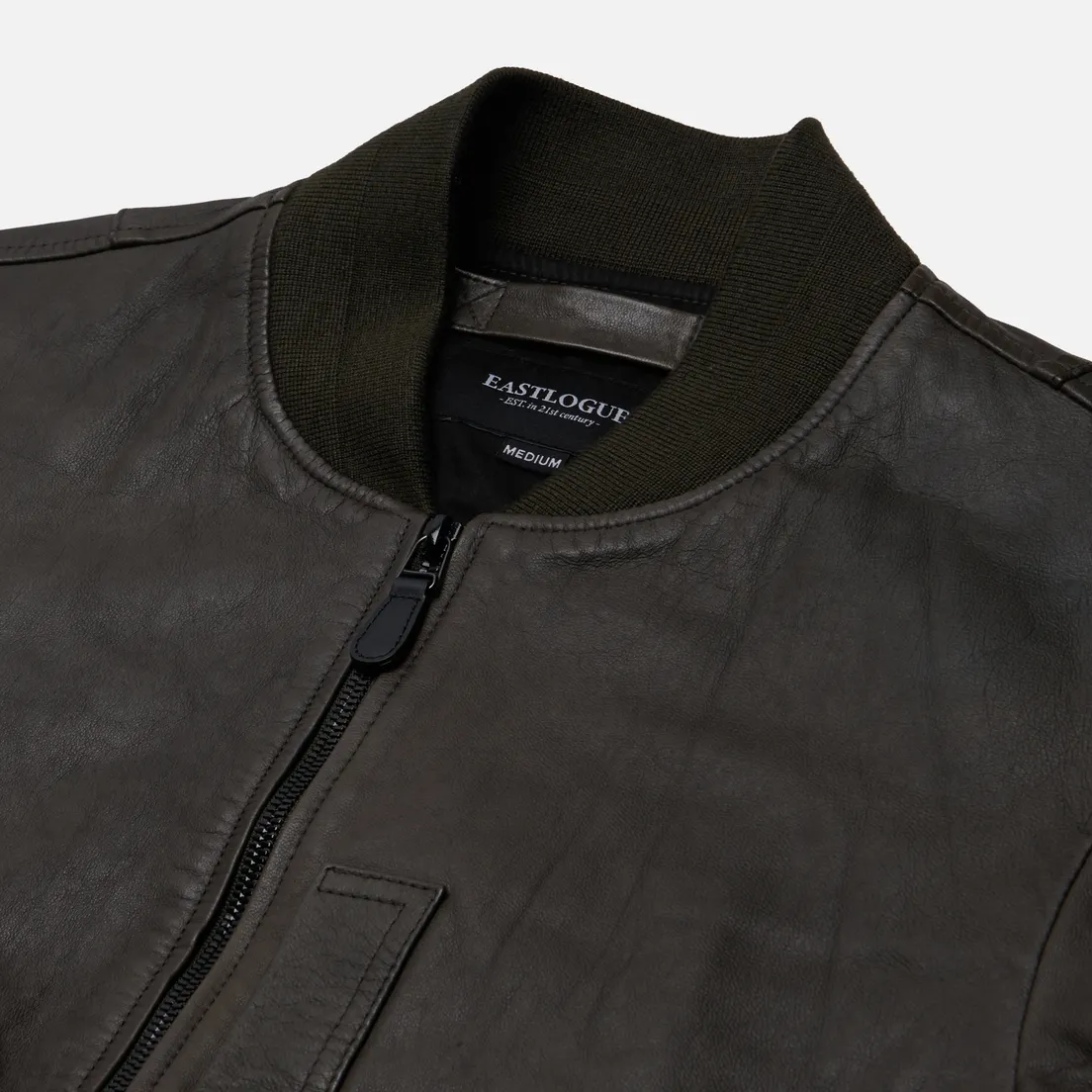 EASTLOGUE Мужская куртка бомбер MA-1 Leather