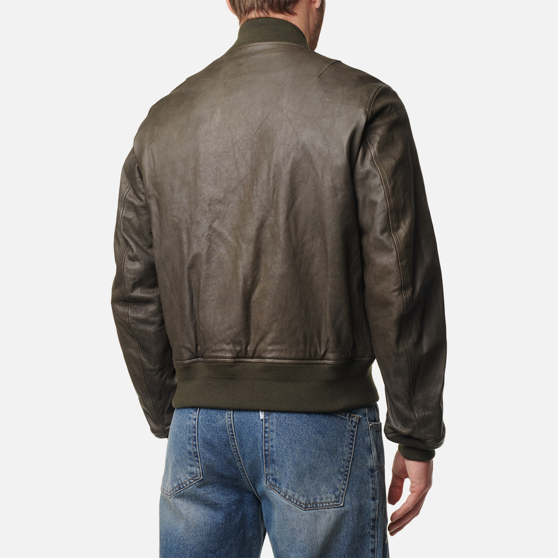 EASTLOGUE Мужская куртка бомбер MA-1 Leather