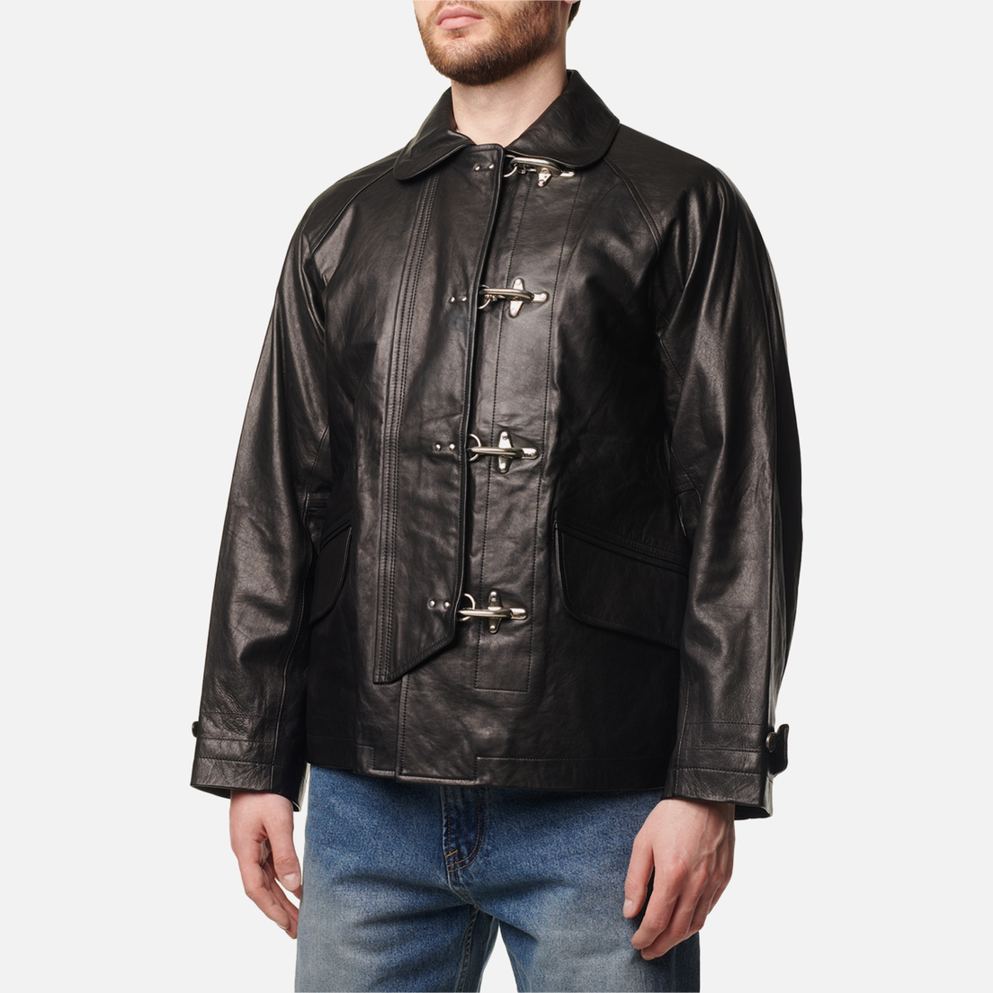 EASTLOGUE Мужская демисезонная куртка Fireman Leather