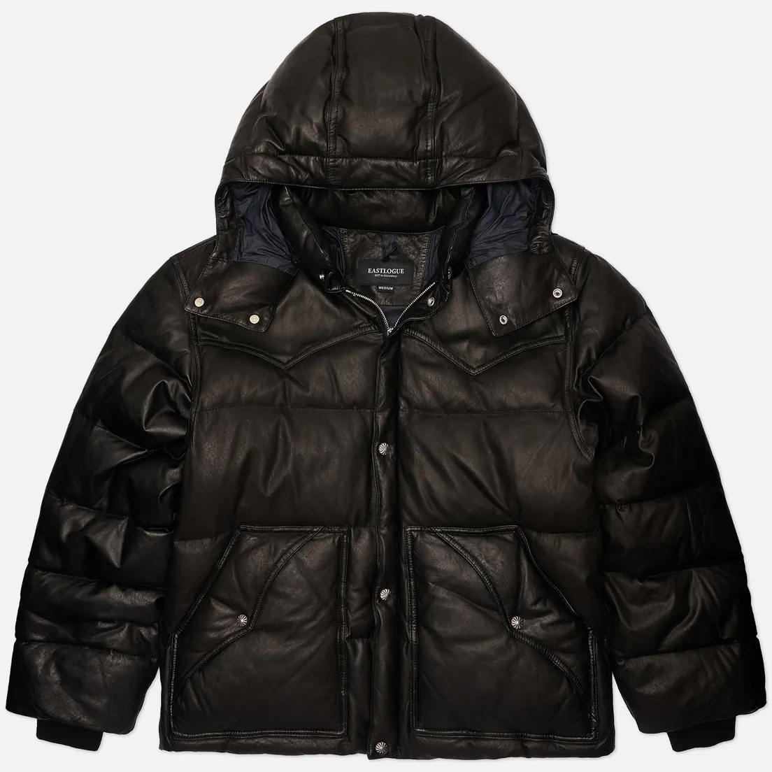 EASTLOGUE Мужской пуховик Western Leather Puffer Down