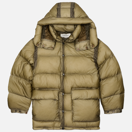 Мужской пуховик EASTLOGUE Alpinist Puffer Down, цвет оливковый, размер M