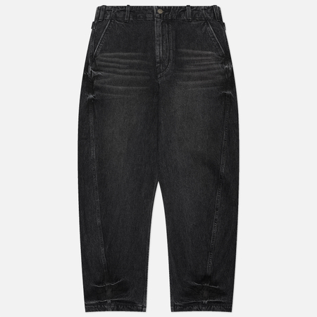 Мужские джинсы EASTLOGUE Cinch Back Curved, цвет чёрный, размер M