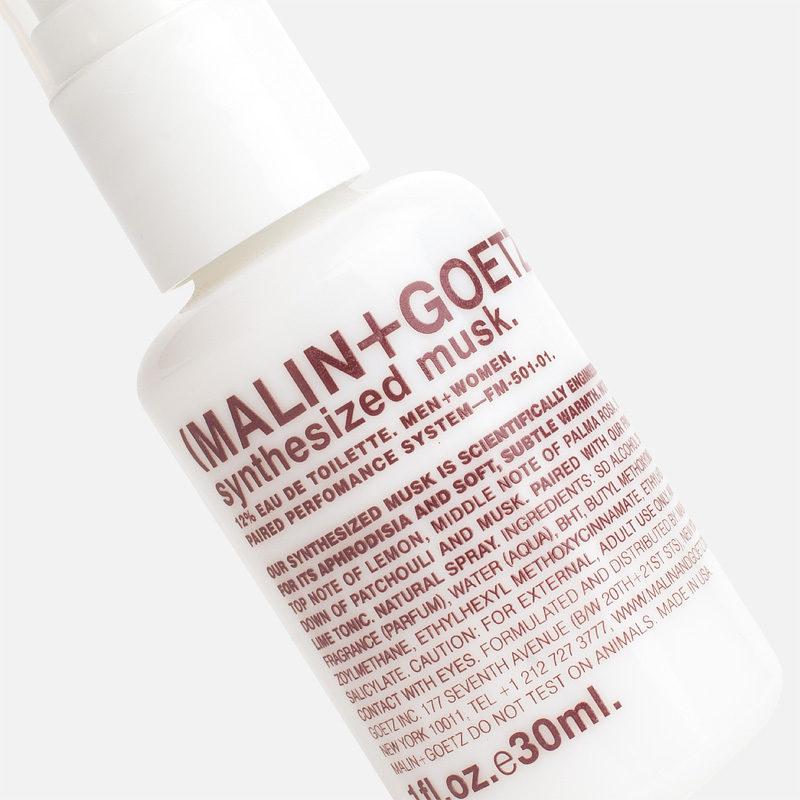 malin goetz synthesized musk