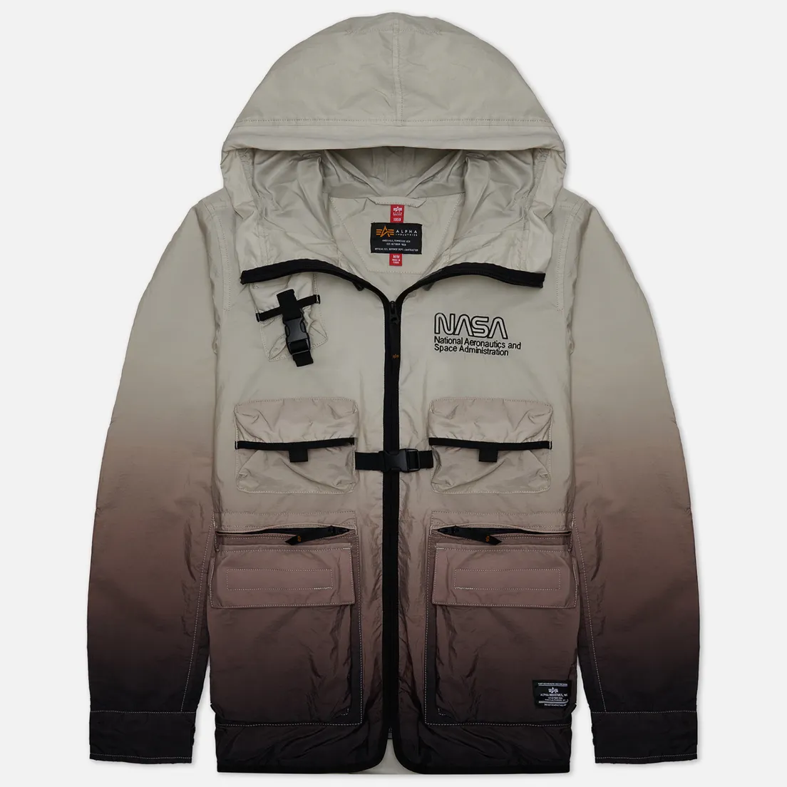 Alpha Industries Мужская куртка ветровка NASA Gradient Windbreaker