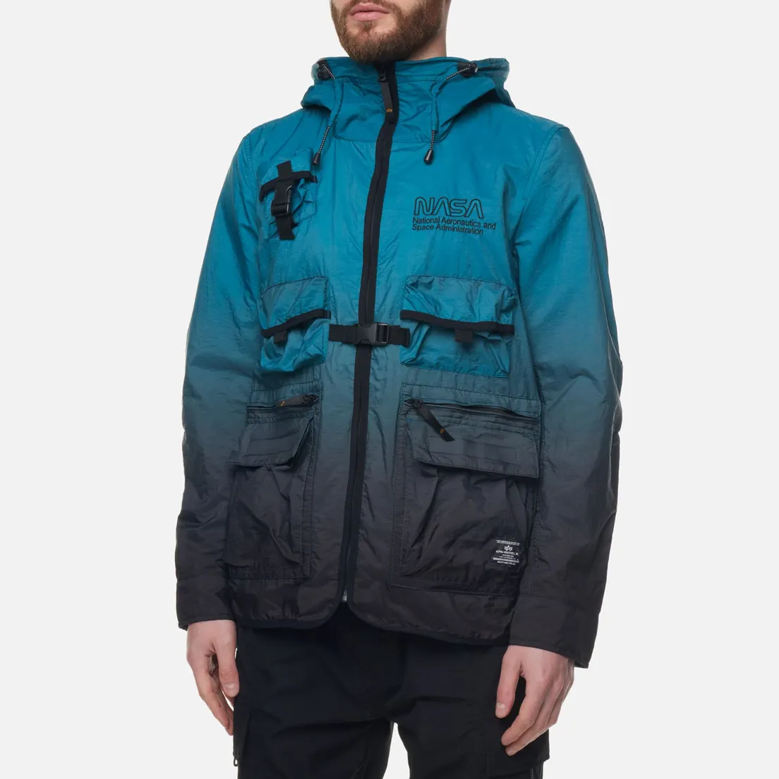 Alpha Industries Мужская куртка ветровка NASA Gradient Windbreaker