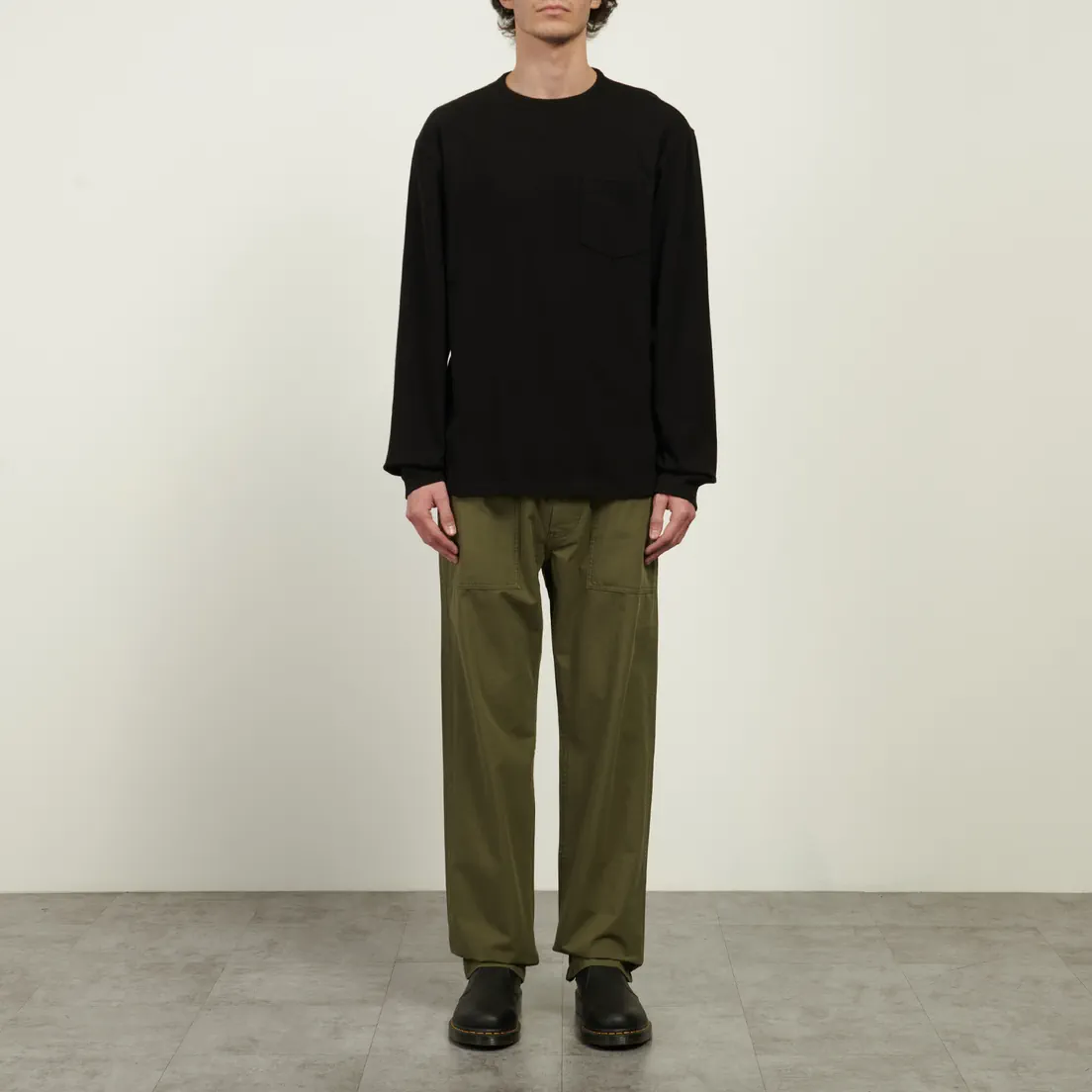 EASTLOGUE Мужской лонгслив Permanent Basic One Pocket