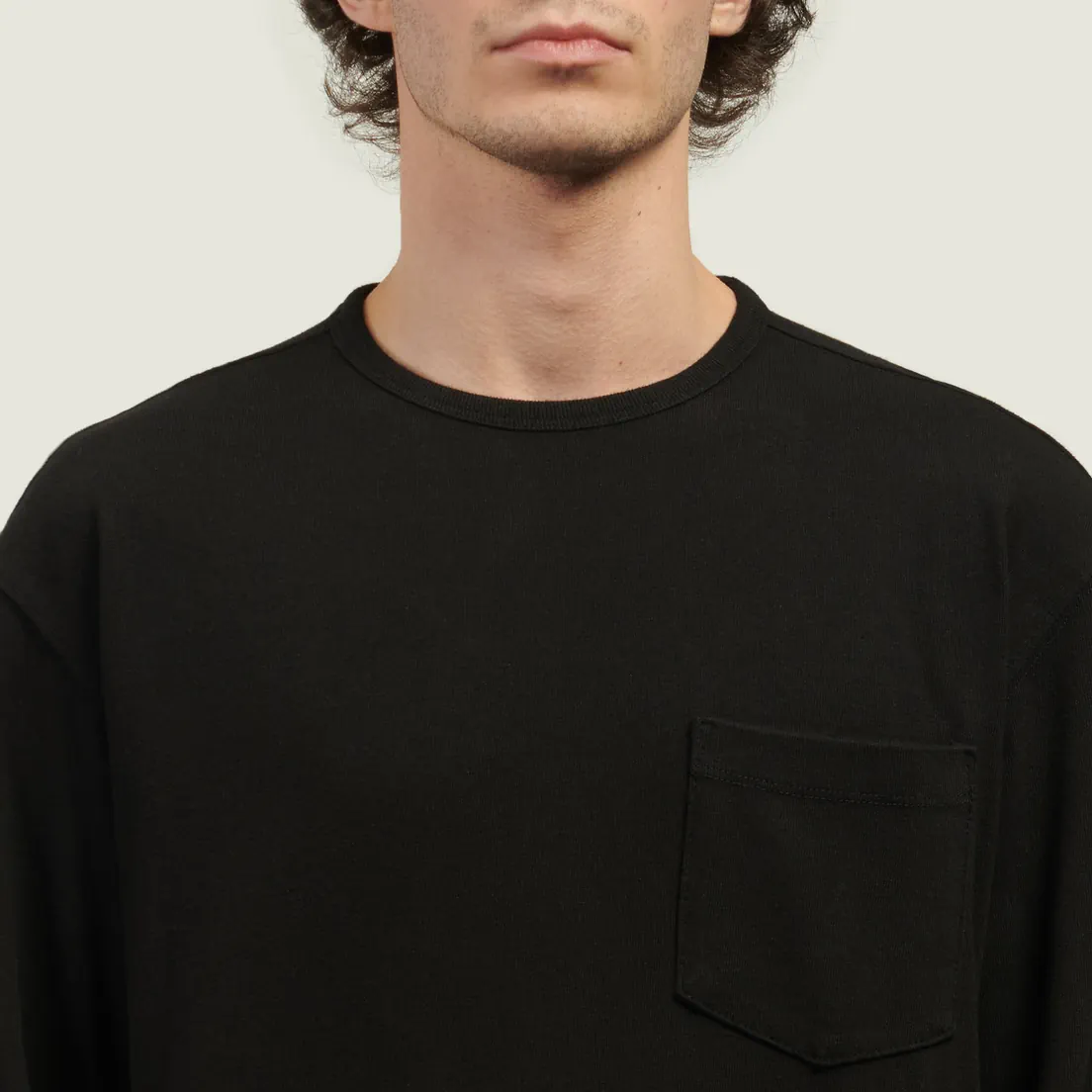 EASTLOGUE Мужской лонгслив Permanent Basic One Pocket