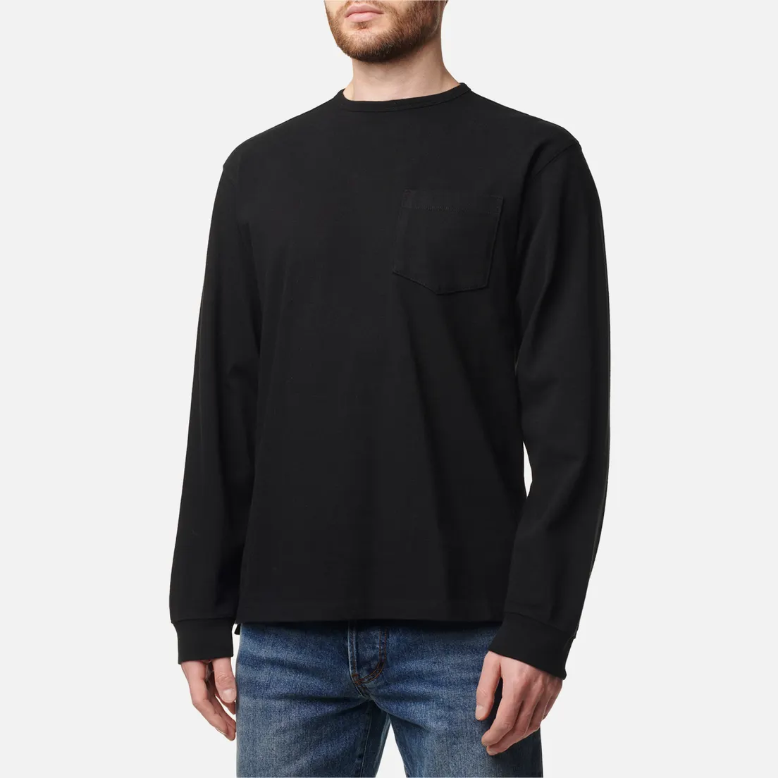 EASTLOGUE Мужской лонгслив Permanent Basic One Pocket