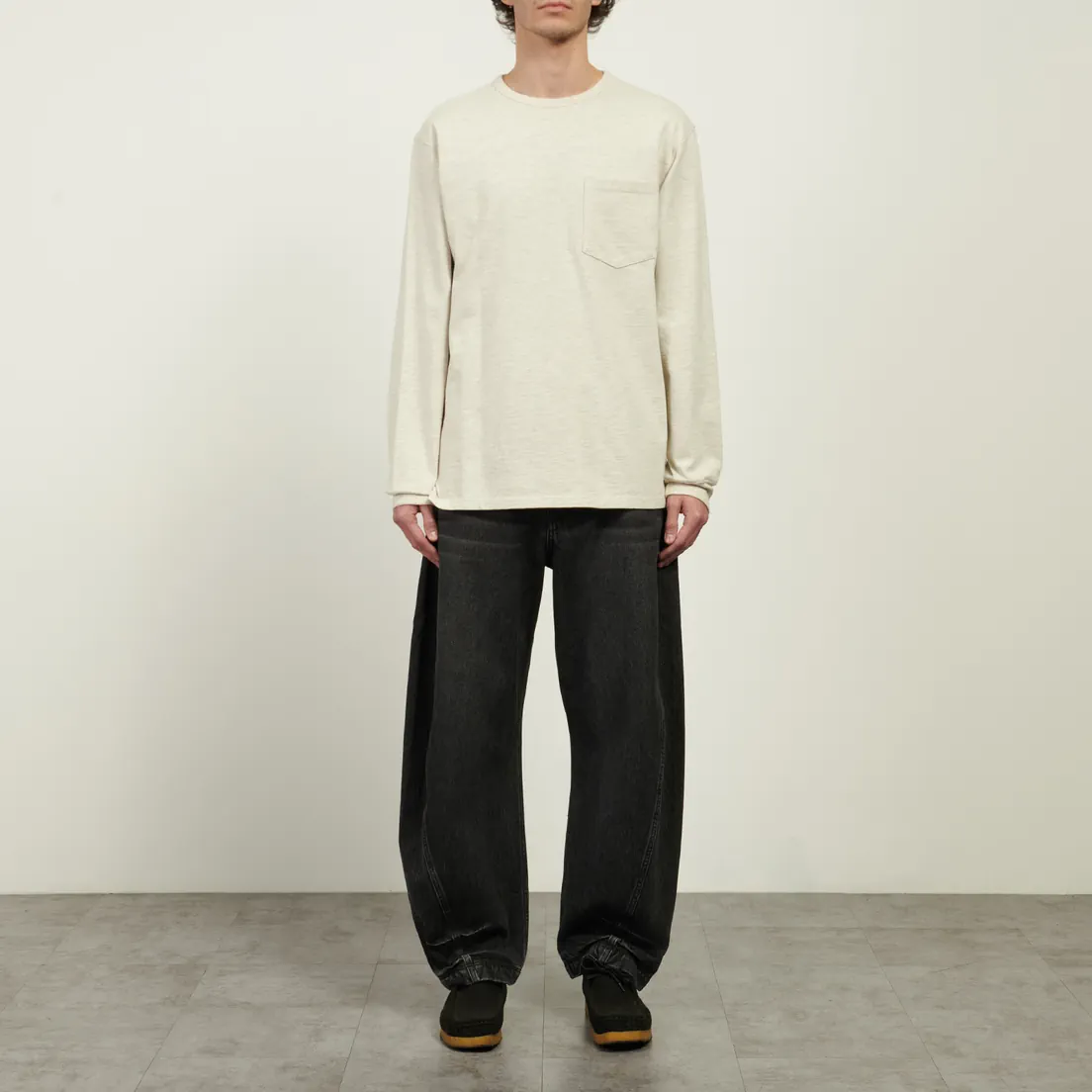 EASTLOGUE Мужской лонгслив Permanent Basic One Pocket