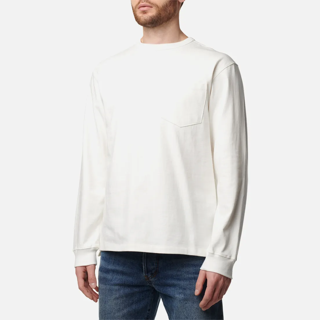 EASTLOGUE Мужской лонгслив Permanent Basic One Pocket
