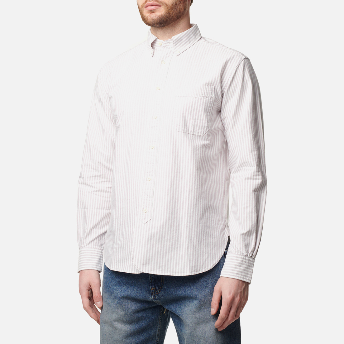 EASTLOGUE Мужская рубашка Permanent B.D. Regular Shirt 23FW