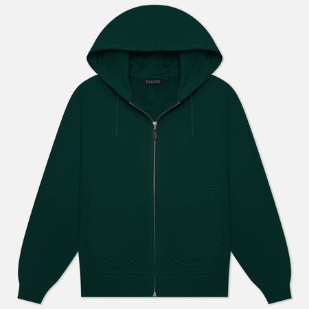 фото Мужская толстовка eastlogue permanent zip up hoodie 23fw, цвет зелёный, размер s