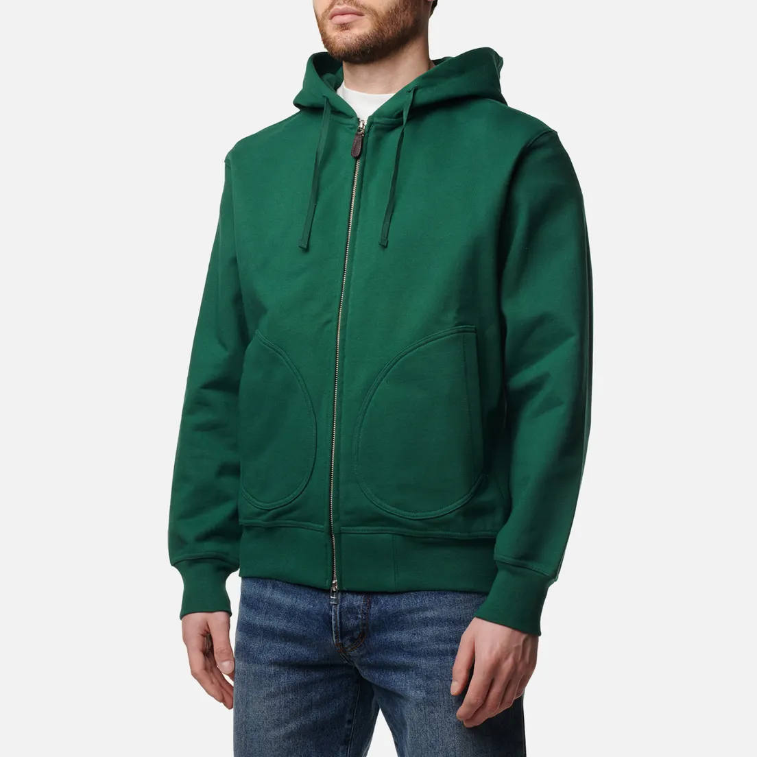EASTLOGUE Мужская толстовка Permanent Basic Zip Up Hoodie