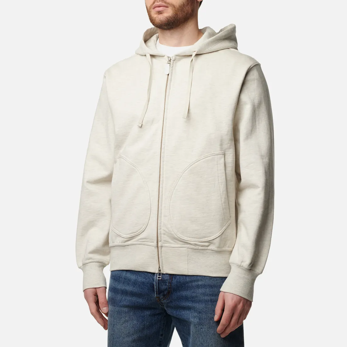 EASTLOGUE Мужская толстовка Permanent Basic Zip Up Hoodie