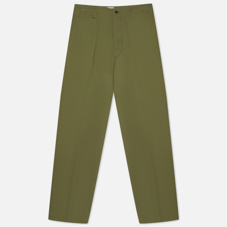 Мужские брюки EASTLOGUE Permanent Chino Type 2, цвет оливковый, размер S