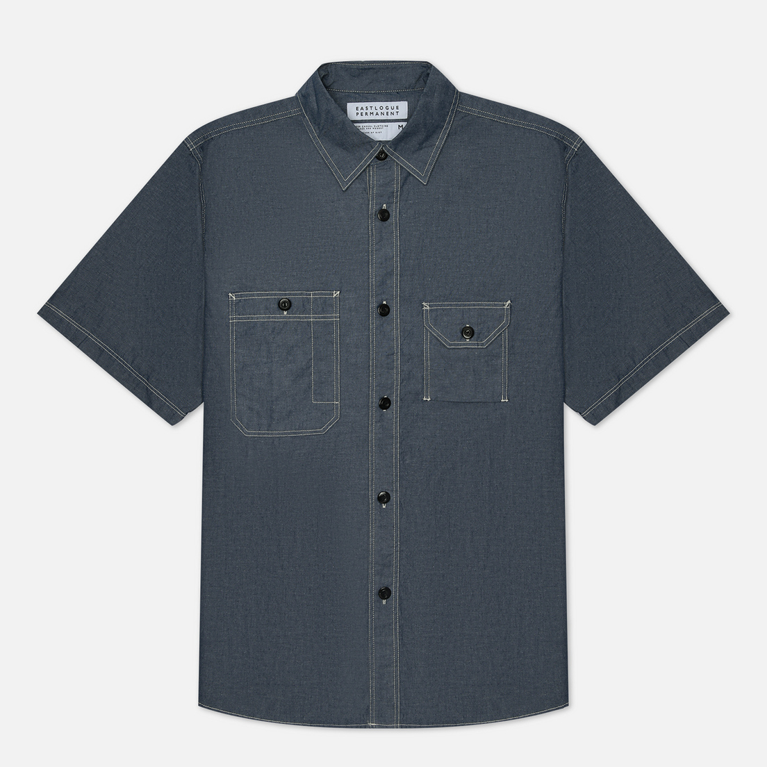 EASTLOGUE Мужская рубашка Permanent Chambray Work Half