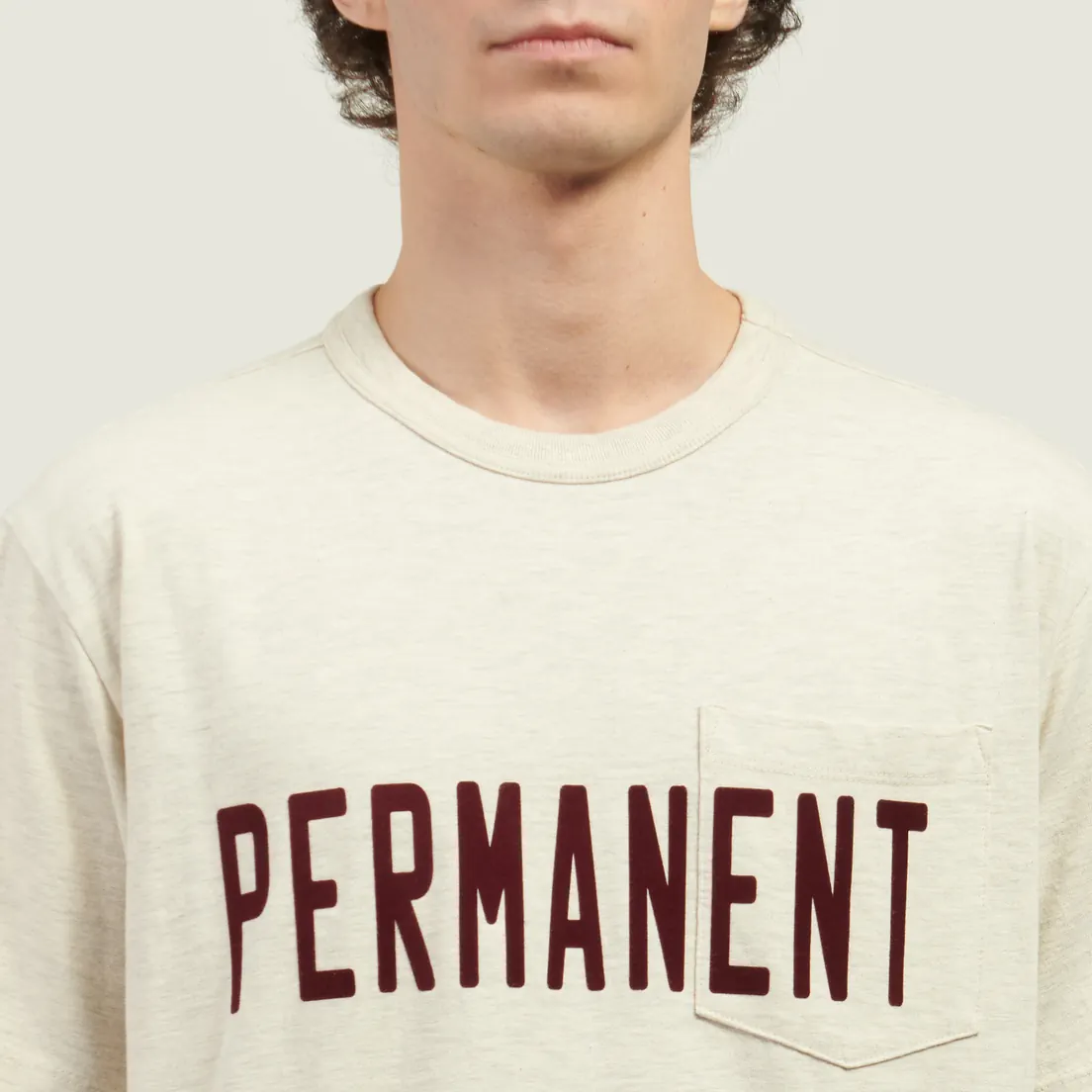 EASTLOGUE Мужская футболка Permanent Flocking One Pocket