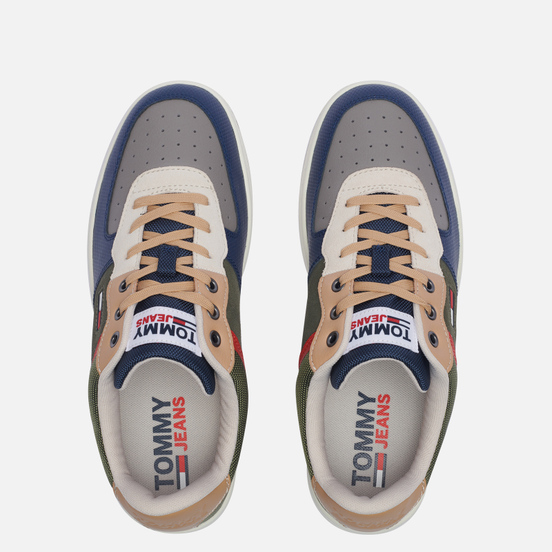 Мужские кроссовки Tommy Jeans Basket Cupsole Fashion Dark Olive