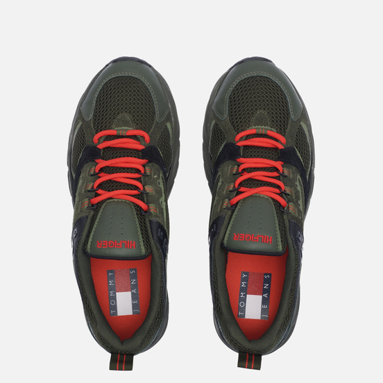 Мужские кроссовки Tommy Jeans Archive Mix Runner Dark Olive