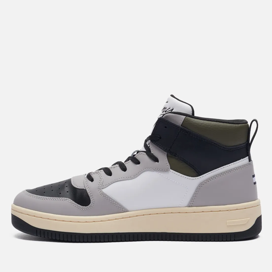 Tommy Jeans Мужские кроссовки High-Top Cupsole Leather Basketball Trainers