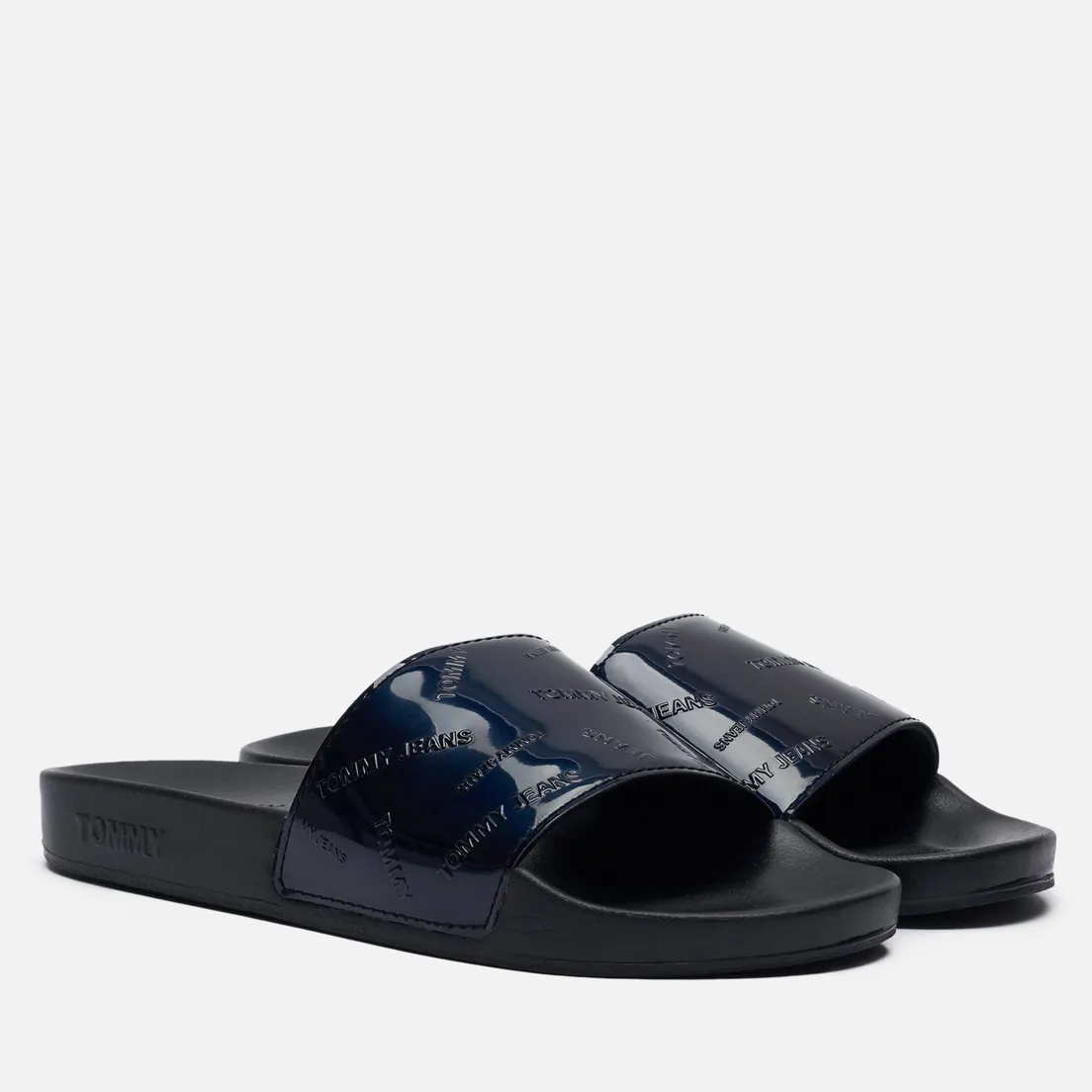 Tommy Jeans Женские сланцы Embossed Patent Slide