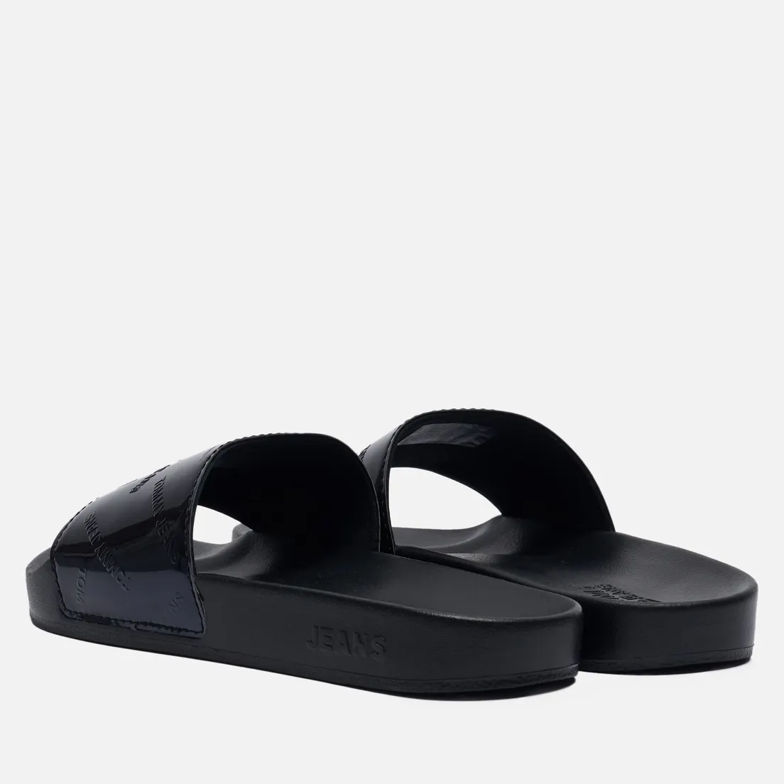 Tommy Jeans Женские сланцы Embossed Patent Slide