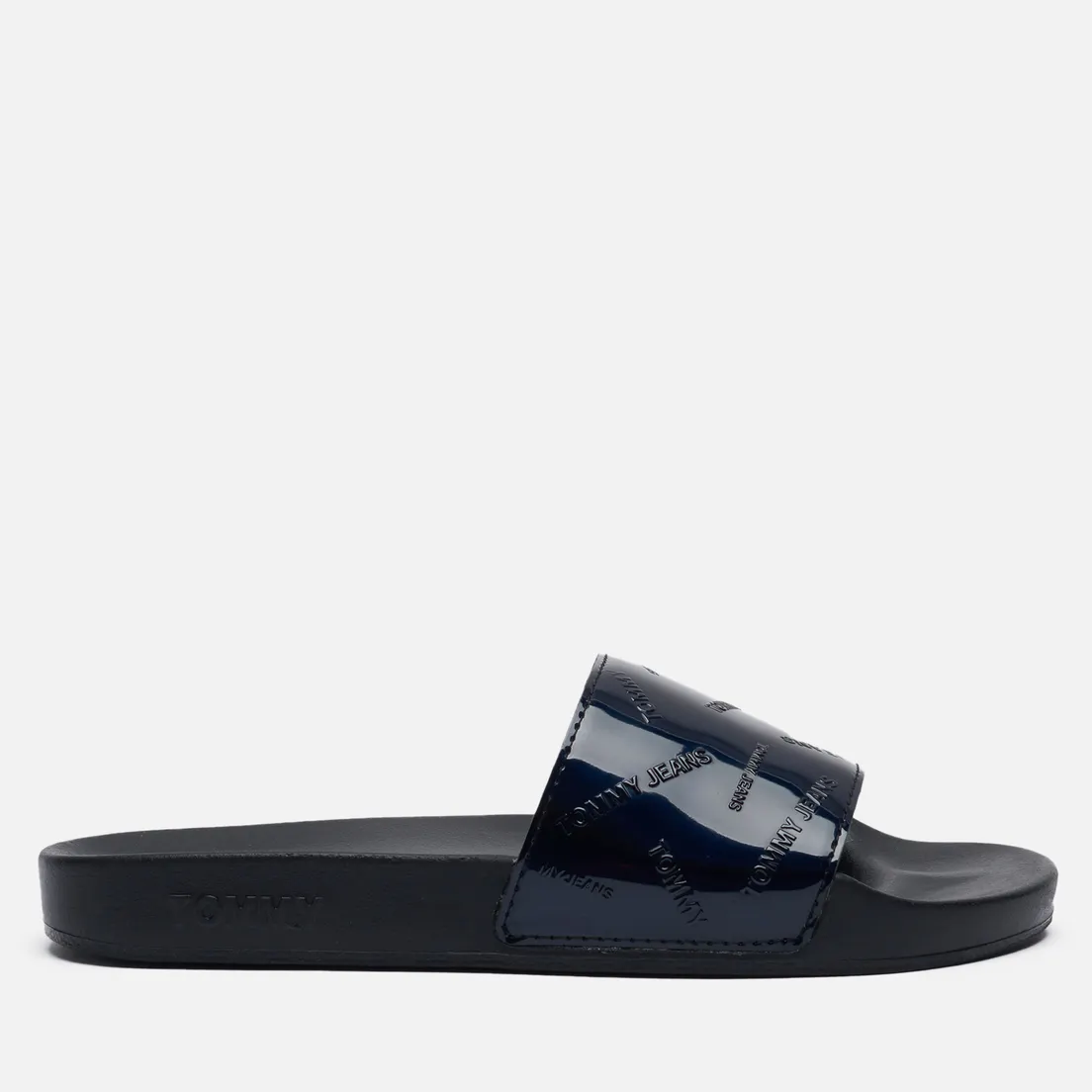 Tommy Jeans Женские сланцы Embossed Patent Slide