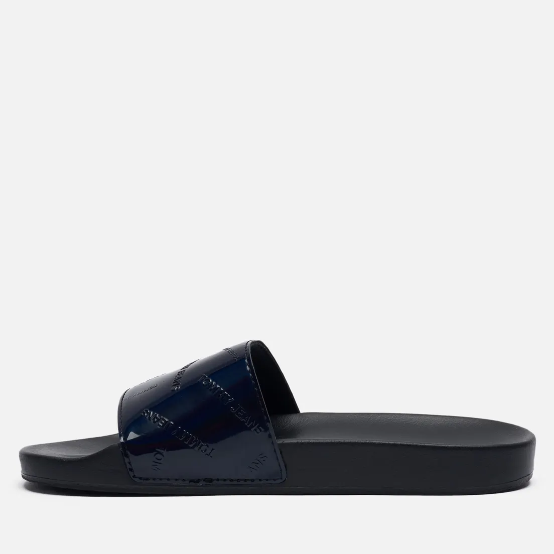 Tommy Jeans Женские сланцы Embossed Patent Slide