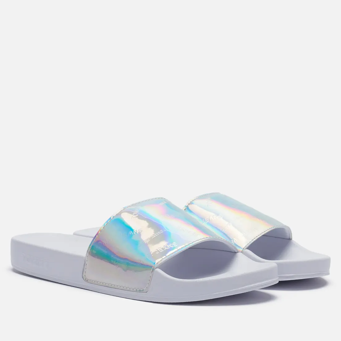 Tommy Jeans Женские сланцы Embossed Patent Slide