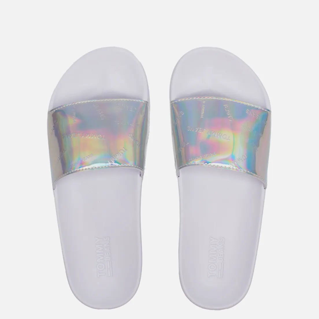 Tommy Jeans Женские сланцы Embossed Patent Slide