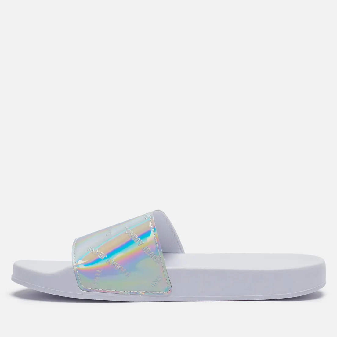 Tommy Jeans Женские сланцы Embossed Patent Slide