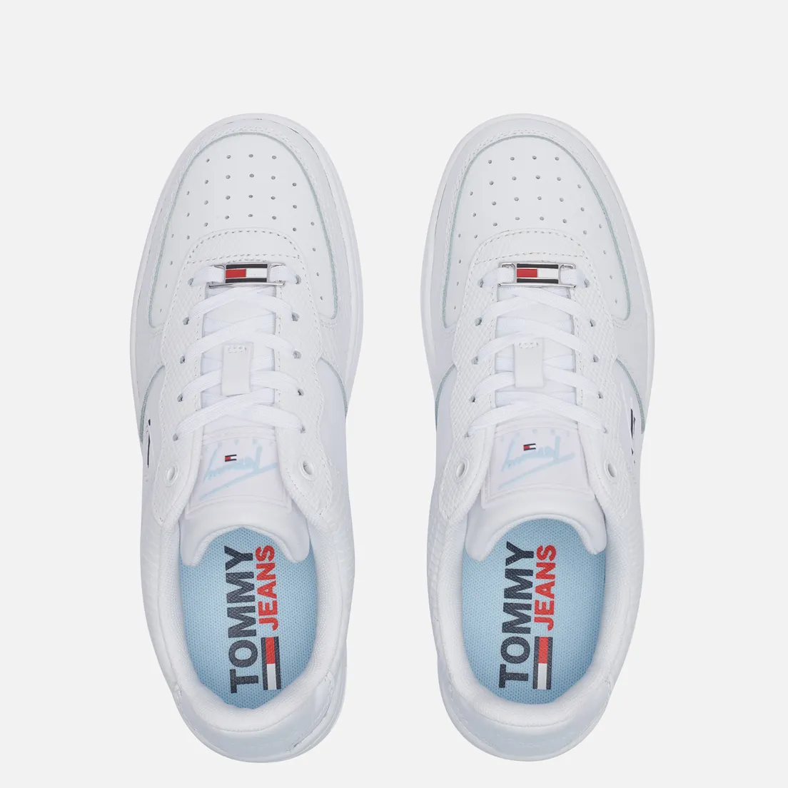 Tommy Jeans Женские кроссовки Textured Leather Basket Cupsole
