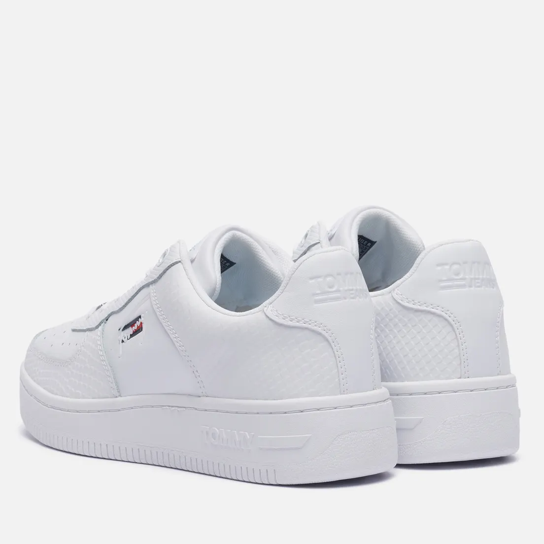 Tommy Jeans Женские кроссовки Textured Leather Basket Cupsole